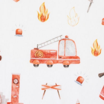 Jersey | SAMERN | weiß mit Feuerwehr